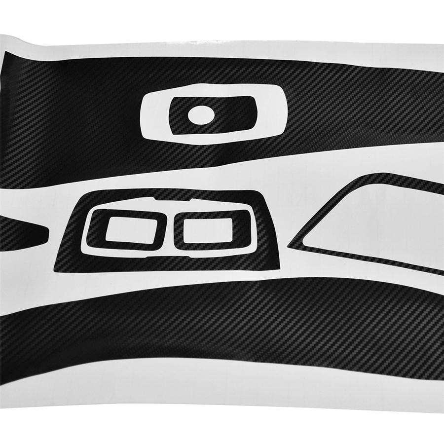 DIY For BMW 3 Series F30 F31 Interior Trim Decal Kit Stickers Carbon Fiber Style