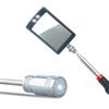 1.5 lb Telescopic Magnetic Pickup Tool with Light, Strong Magnet, Extendable Round & Square Mirror, Auto Repair Flashlight Head