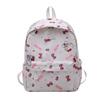 Schoolbag backpack Japanese new 1011 middle and high school girls large capacity cute printing high value casual versatile schoolbag