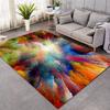 Fashion Color Cloud Decorative Floor Mat Living Room Bedroom Door Mat Abstract Art Simple Atmospheric Room Bedside Blanket
