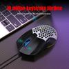 HXSJ X300 RGB Gaming Mouse Backlit Wired Ergonomic 6 Button Programmable Mouse with Macro Recording
