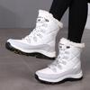Winter Women Snow Boot High-Top Waterproof Ankle Boots Ladies Thick Plus Warm Snow Hiking Boots Outdoor Cotton Shoes Sneakers