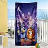 Halloween Party Invitation Customize Your Name Beach Towel High Absorbency & Quick-Dry Suitable for Sports Travel Swimming Yoga Bathroom Beach And Poo