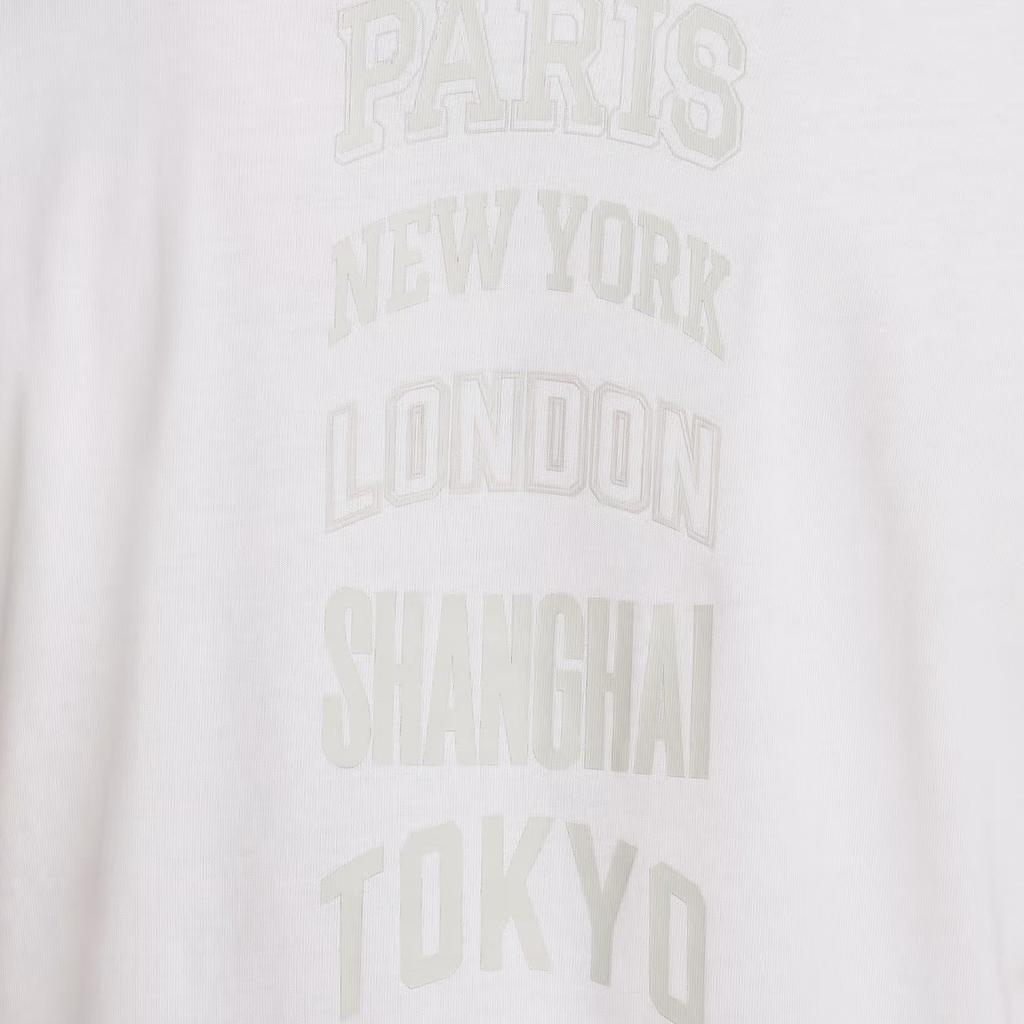 Nike Loose Fit Crew Neck Short Sleeve Letter Logo T-Shirt Men Tops White HJ0580-100