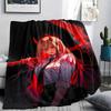 1PC DARLING In the FRANXX Zero Two Print Flannel Blanket, High Quality All Seasons, Home Decor, Warmth and Comfort, Perfect for Christmas Gifts