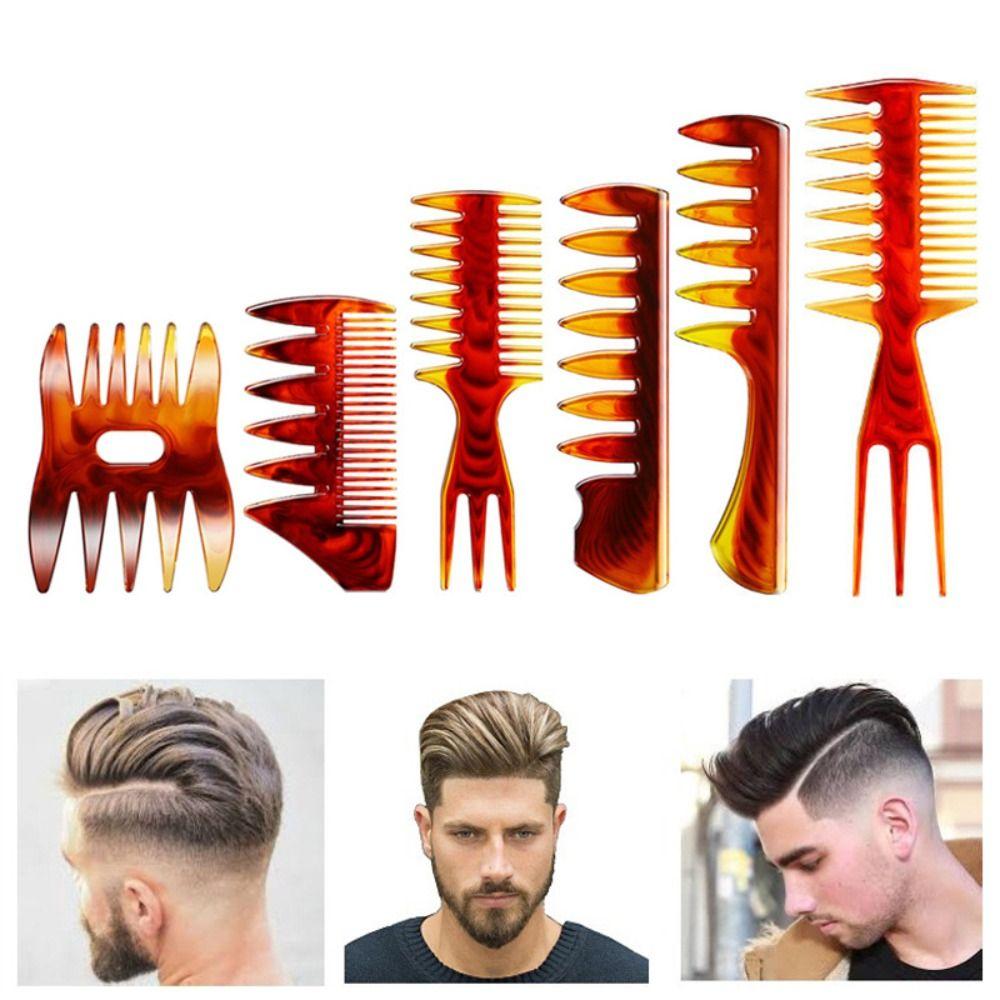 Flat Double-Sided Flat Comb Wide Toothed Hair Oil Head Comb Vintage Wide Tooth Comb