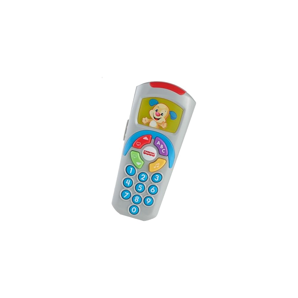 

Fisher Price Bilingual Puppy Remote Learning Toy for Babies and Toddlers Ages 6 Months and Up Educational Numbers English