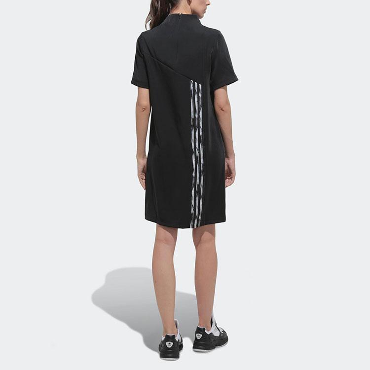 adidas X Danielle Cathari Abito Dolcevita Donna Nero Bianco FN2782
