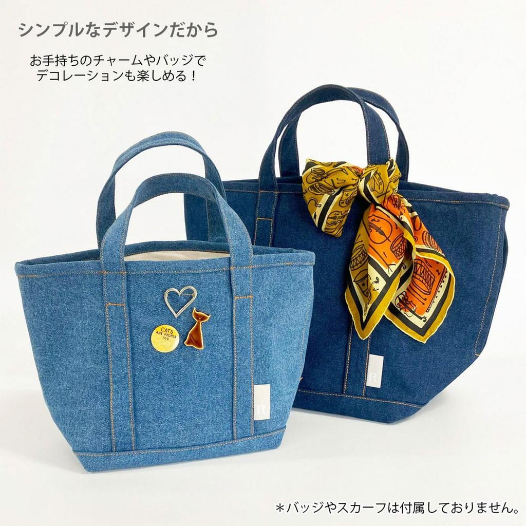 Rootote Tote Bag SN Medium Denim A 1049 (02 Navy)