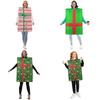 Christmas Family Costume Set With Polyester Fabric For Holiday Parties And Stage Performances