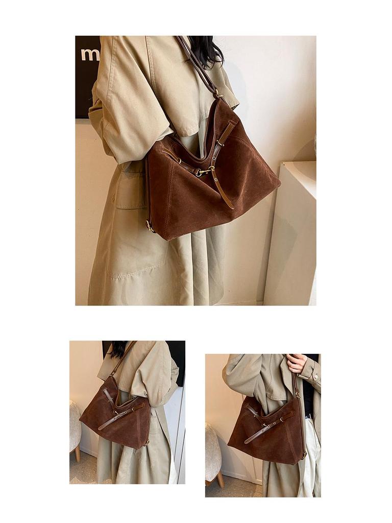 2025 Retro mattierte große Damen-Herbst/Winter-Tragetasche Rucksack