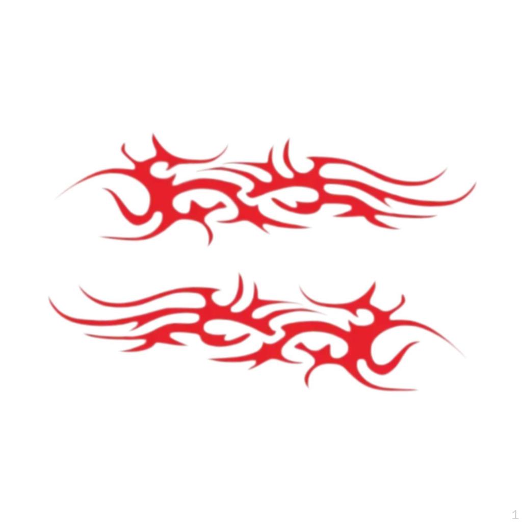 2 Pieces Sticker Auto Stickers Gift Accessories Vinyl Versatile Vehicle Decal Decoration for Truck