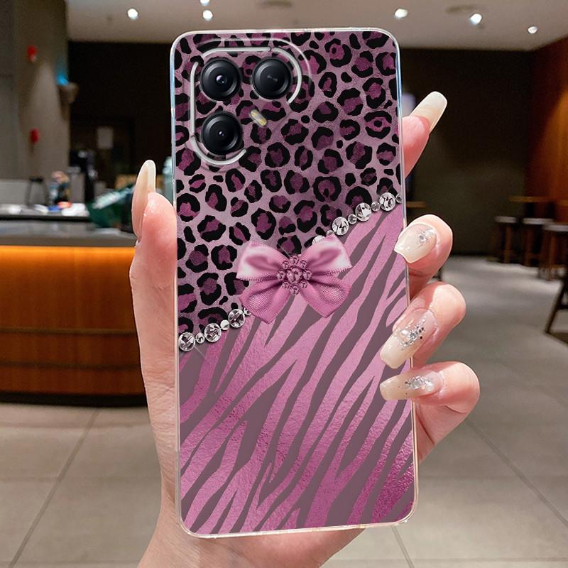 For Tecno Pova 7 Pro LJ8 Cases Pova7 Ultra LJ9 Neo LJ6 LJ7 Funda Flower Butterfly Phone Cover Soft Silicone Transparent TPU Case
