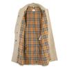 BURBERRY 8016222 Cotton gabardine Horseferry print Nova check soutien collar overcoat coat 36 beigeUsed