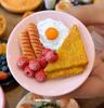 Special Bread Dessert Fridge Magnet Xinjiang Naan Cake Breakfast Sticker Refrigerator Decor
