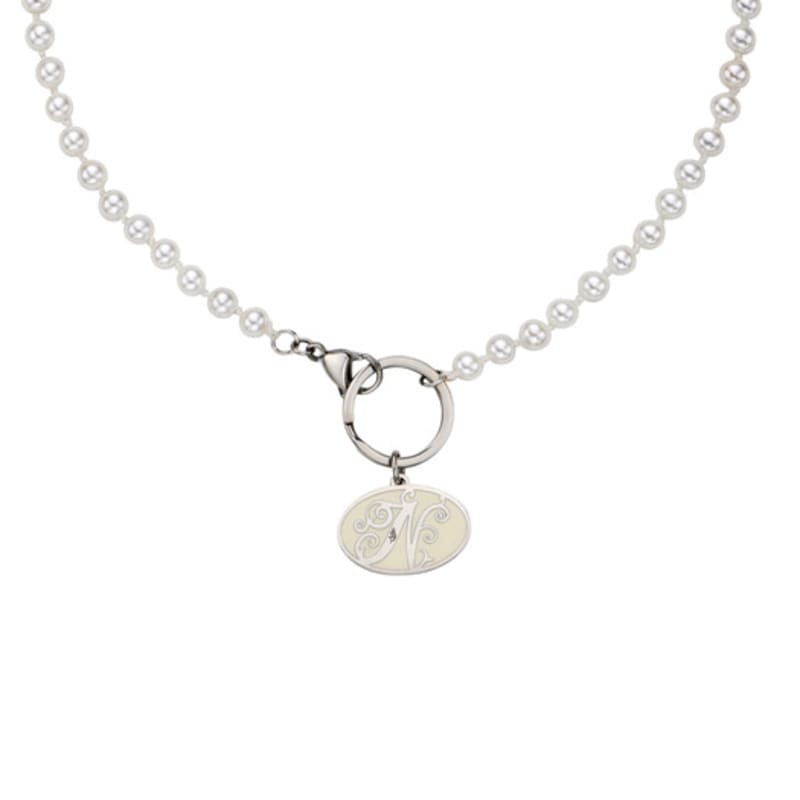 

nff whimpsy pearl necklace-ivory ONE