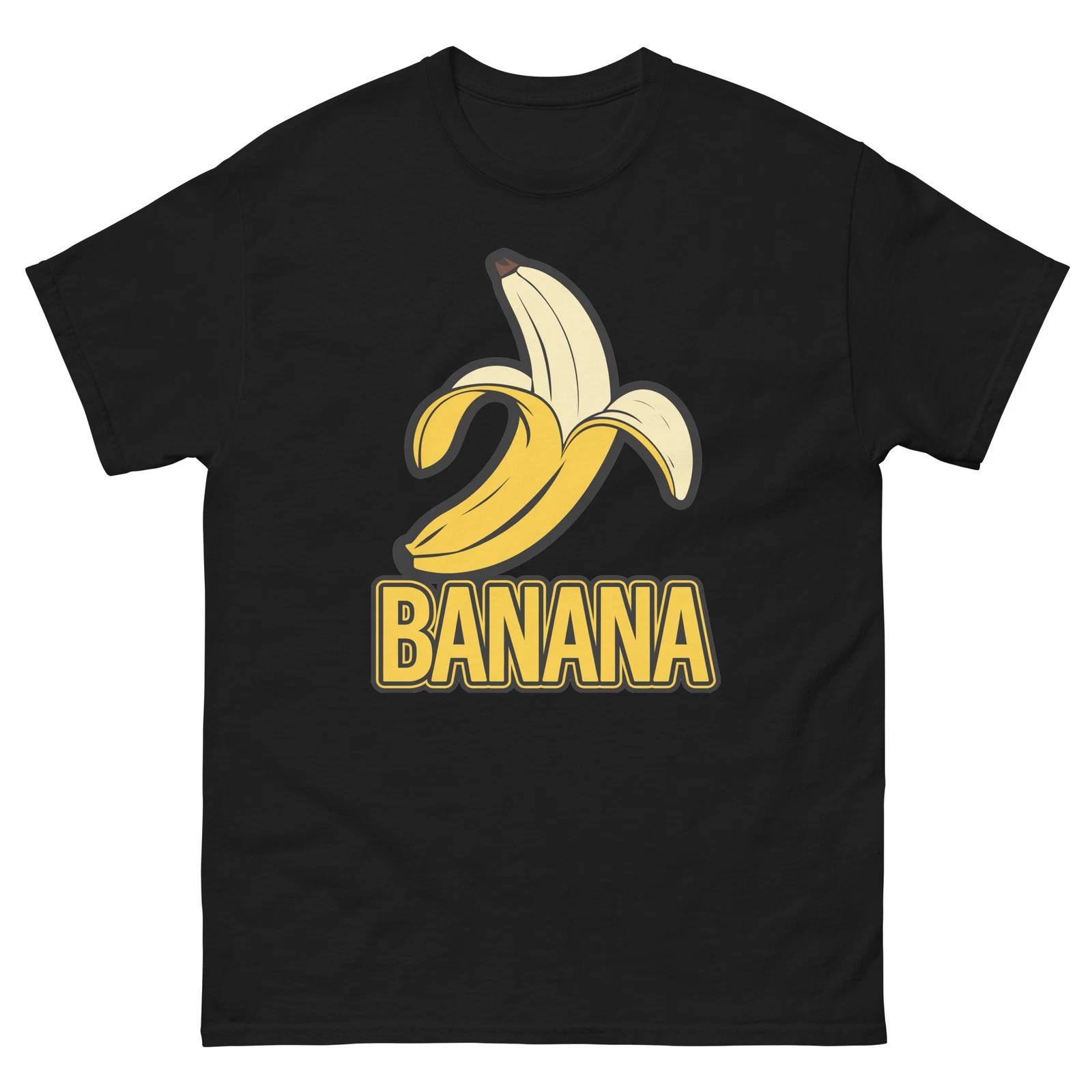 Banana Simple Graphic Nice Colors Funny T-Shirt Shirt 4XL
