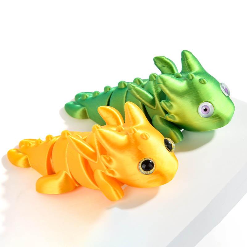10cm 3D Printed Toys Simulation Doll Fish Realistic Eyes Body Joints Movable Children Toys Gifts Home Decoration