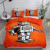 Retro Robot Duvet Cover Set UK Single Double King US Twin Full Queen Size Anime Bed Linen Set