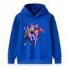 Girls Boys 3 Trendy Anime Girls Graphic Hoodie Casual Long Sleeve Pullover Sweatshirt For Kids Streetwear Hip Hop Style Tops