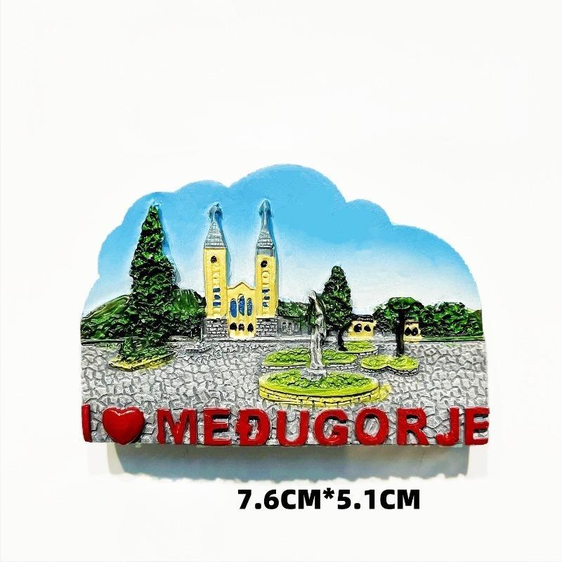 

Bosnia and Herzegovina Fridge Stickers Sarajevo Travel Souvenirs Medugorje Neum Fridge Magnets Home Decor Birthday Gifts