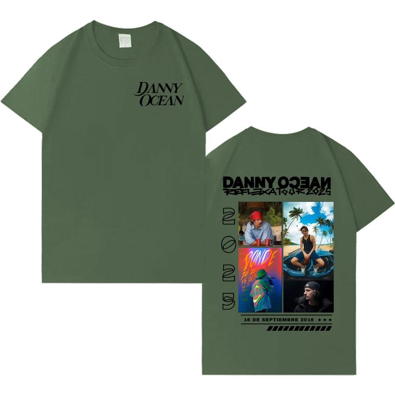 Rapper Danny Ocean Album Merch Tshirt Mens Fashion High Quality Casual Clothes Oversized Aesthetic Cozy Short Sleeve Teenagers