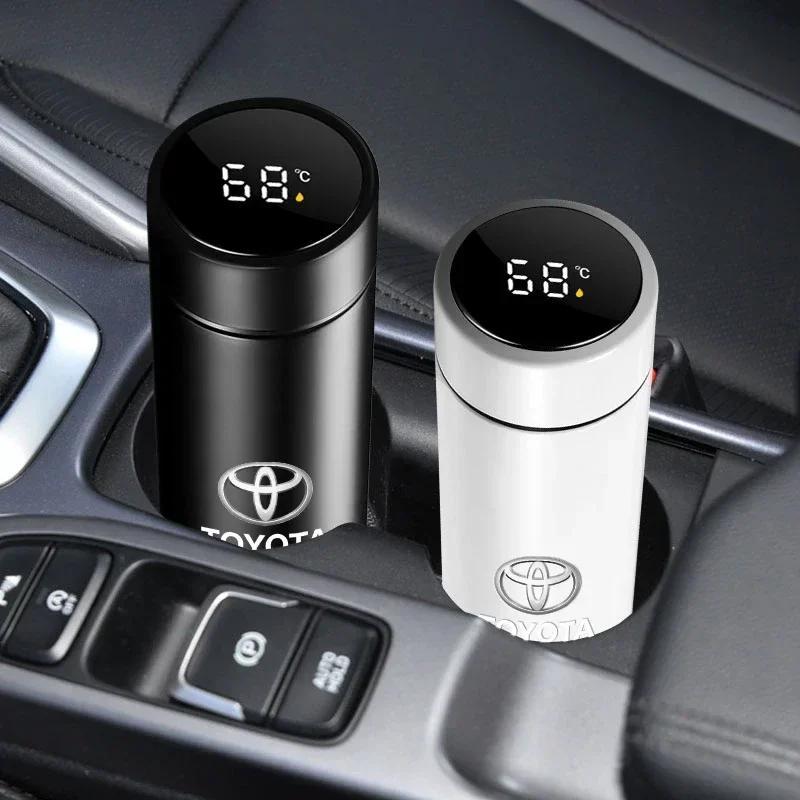 500ml Smart Thermo Mug Filter Coffee Drink Flask Temperature Display for TRD Toyota GR Corolla Rav4 Auris Camry Yaris Accessories