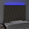 VidaXL LED Headboard Bedroom Furniture Single Bed Accessory Headboard Interior Taupe 3122746