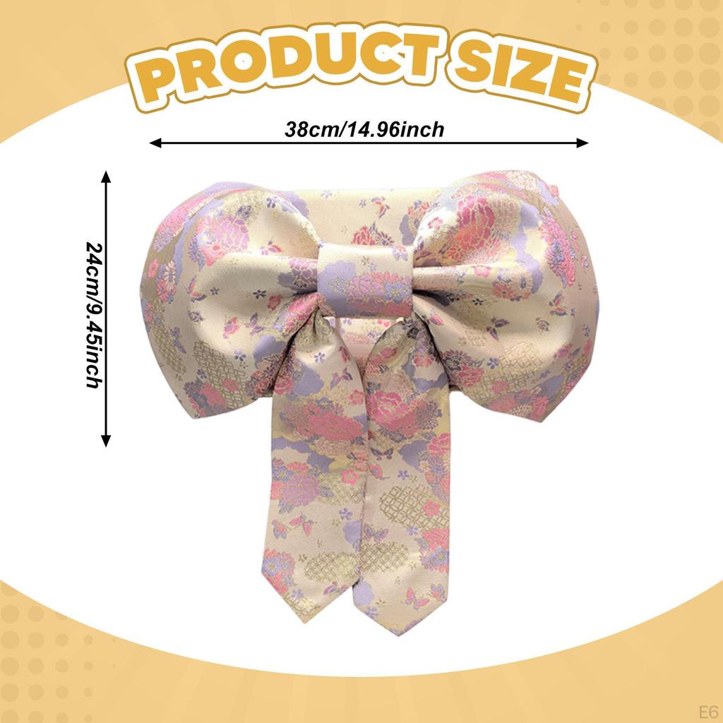 Japanese Kimono Bow Belt Cummerbund Sash, Portable Comfortable Lady Waist