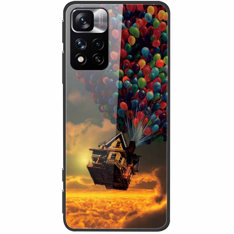 Tempered Glass Case For Xiaomi Redmi Note 11 Pro+ 5G Cover Hard Protective Funda for Redmi Note 11 Pro Plus 5G Soft Bumper 6.67