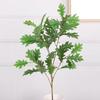 Artificial Oak Leaves Silk Fabric Leaves Flexible Iron Stem Decorative Faux Oak Leaves Home Decor Artificial Oak Leaves