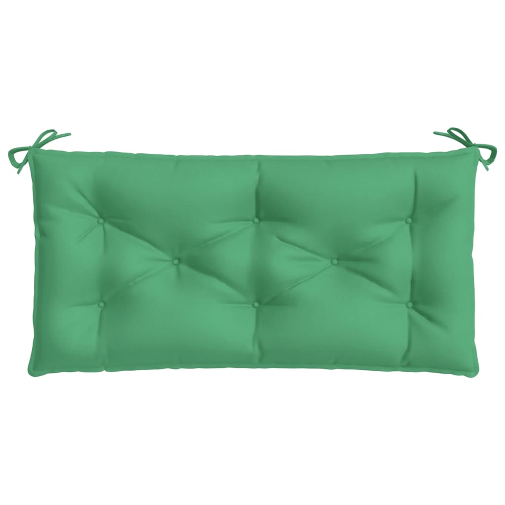 Garden Bench Cushion Green 100x50x7 Cm Oxford Fabric
