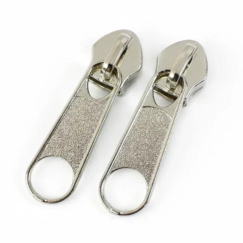 50/100/200Pcs Meetee 3# 5# Nylon Zipper Puller Bags Garment Zip Slider Backpack Pocket Zips Repair Kits DIY Sewing Accessories