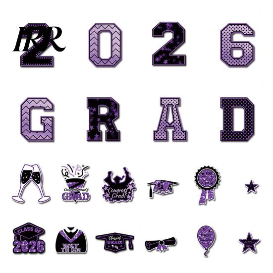 Graduation Party Car Decor 2026 Magnetic Decals Waterproof Magnets Celebration Fade-Resistant Reusable for Vehicles Fridge