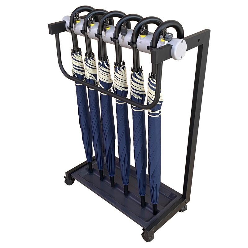 Hystic HK-7012 Commercial Umbrella Rack with Lock Standard