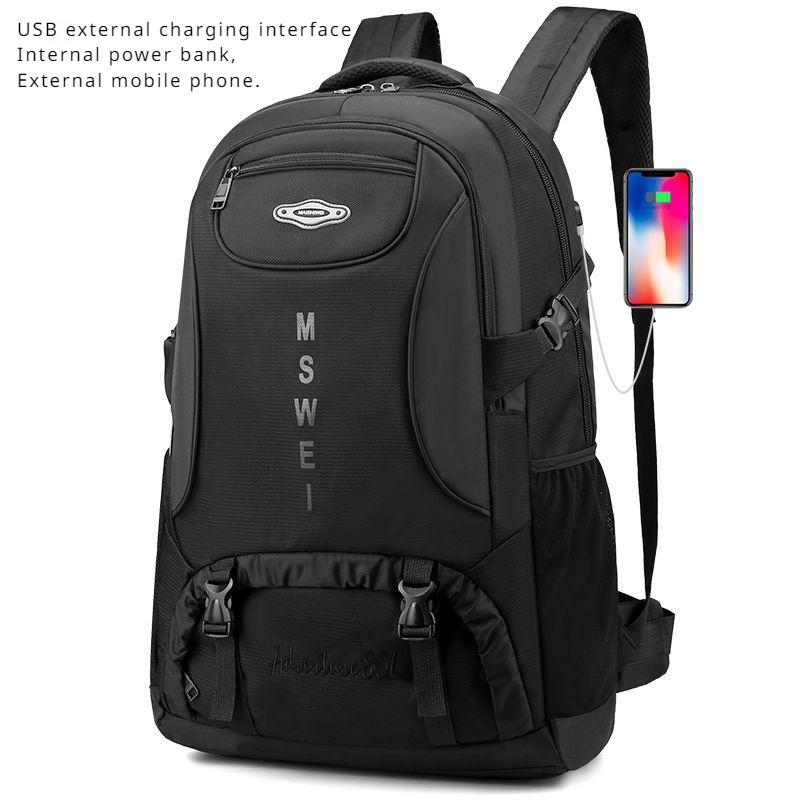 2024 New Outdoor Travel Backpack 50L/65L/85L Large Capacity Duffle Bag High Quality Oxford Waterproof Breathable Travel Bag Business Trip Hiking Bag