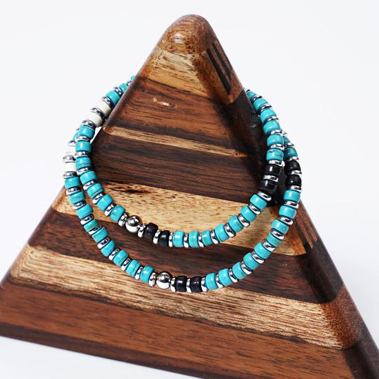 Jbans Classic Orient Blue Slim Gemstone Bracelet (C2001-Ac609_Skb)