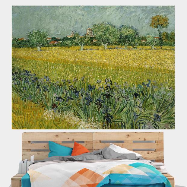 

Landscape Background Cloth Ins Hanging Cloth Art Living Room Wall Cloth Bedside Decoration Tapestry Bedroom Wall Blanket 150 * 100cm