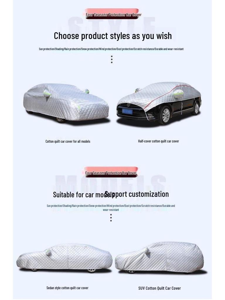 Nissan Livina Car Cover: Sun, Rain, and Dust Protection with Insulated, Thick Fabric.