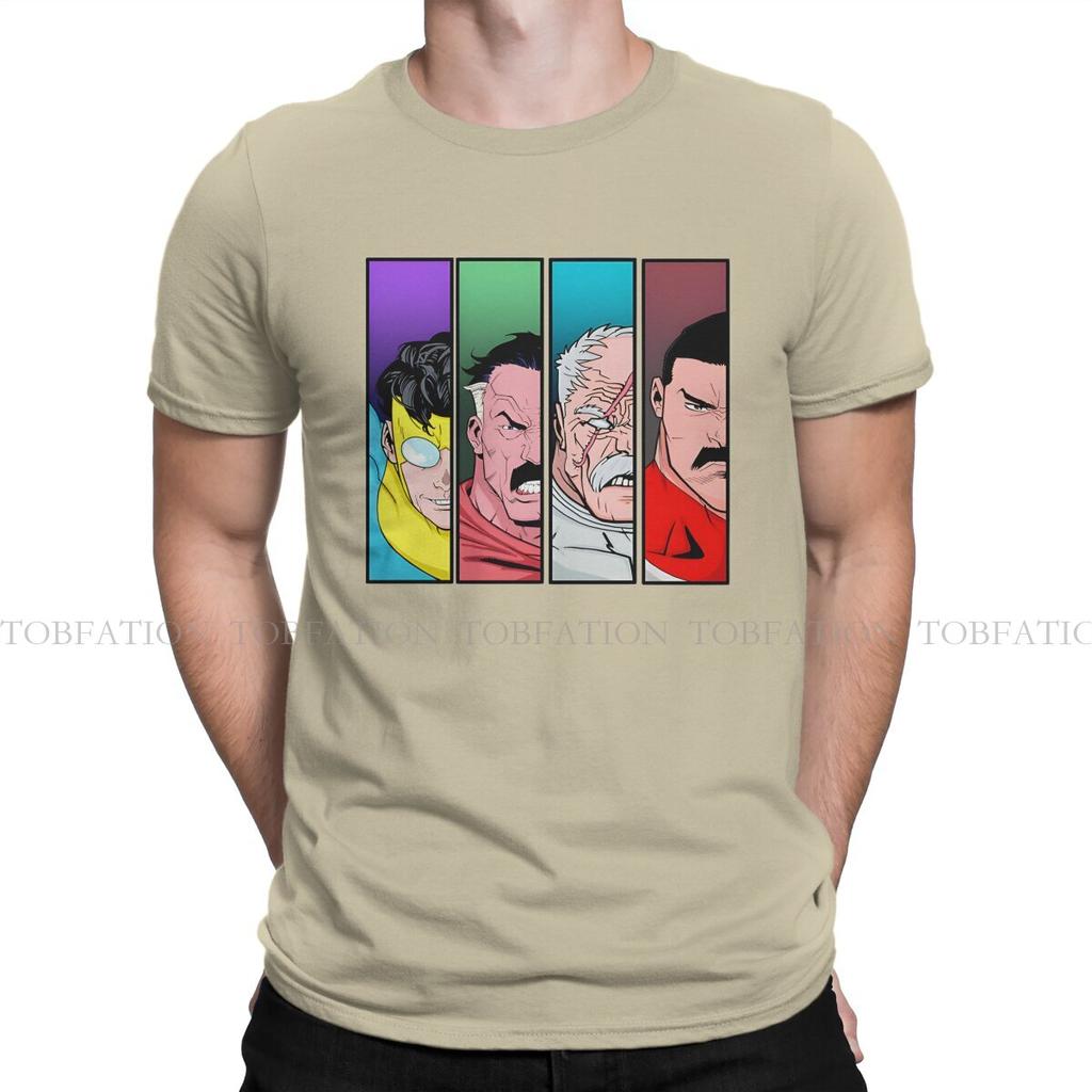 Invincible TV Series Pure Cotton TShirt Viltrumites Basic T Shirt Leisure Men Tee Shirt Printing