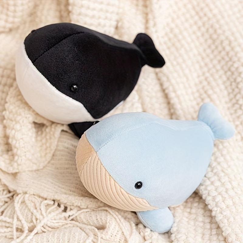 Cute 1-Piece Kawaii Ocean Animal Plush Toy, Made Of Soft Polyester, Featuring A Whale, Killer Whale, Or Beluga Whale.