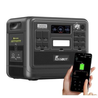2400W 2048Wh Central Eléctrica,Generador Solar Eléctrico Batería LFP,Estación Eléctrica Portátil F2400,Carga Rápida