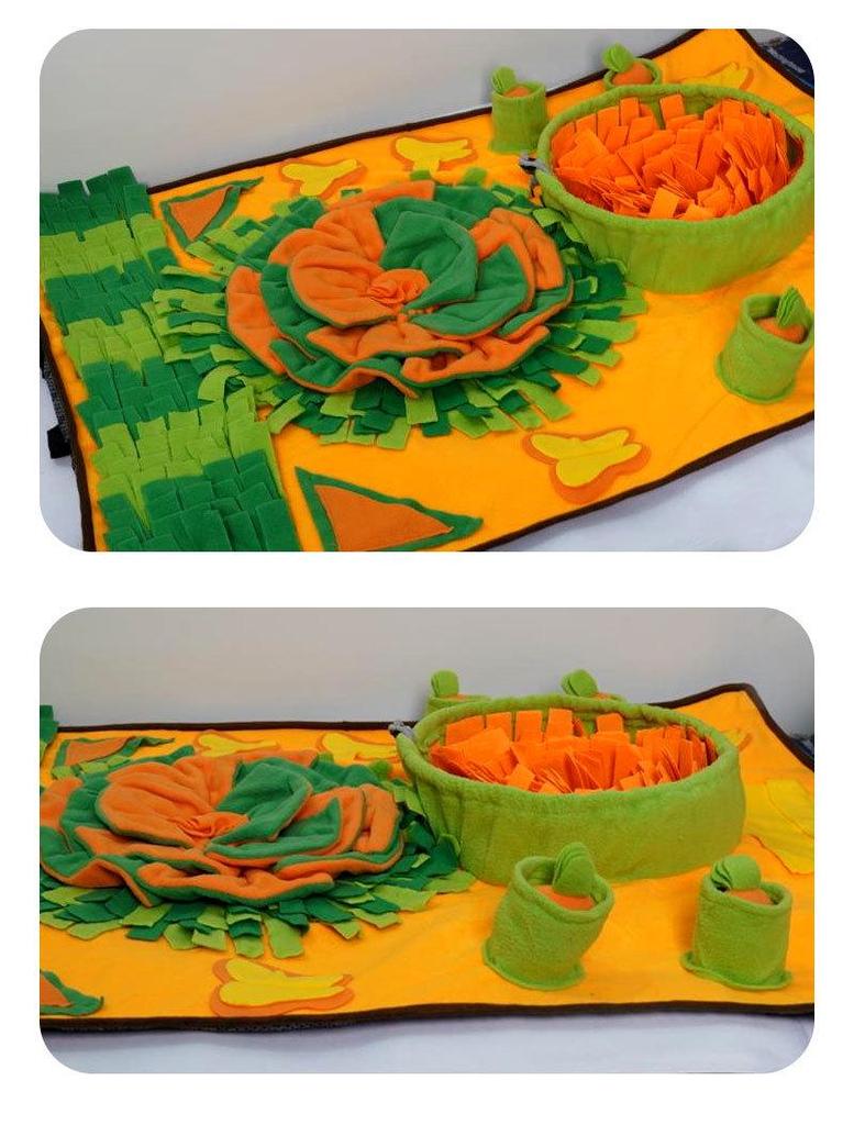 E-commerce Multi-Function Sniffing & Slow Feeder Mat for Dogs & Cats