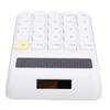 Solar Calculator 12 Digits Large Display Responsive Mechanical Buttons Cute Basic Standard Calculator for   Study