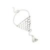 Alloy Bracelet Adjustable Hand Harness Bracelet Chain Women Girl Hand Jewelry