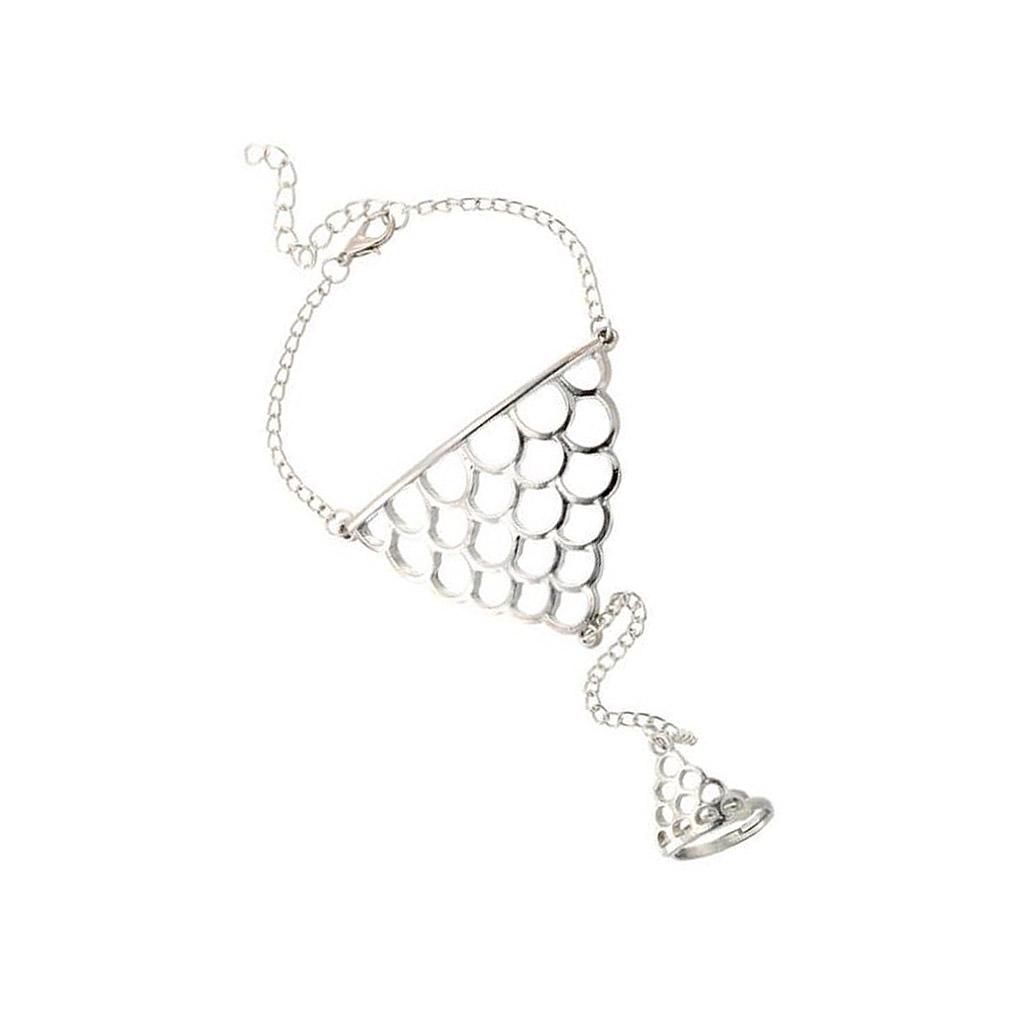 Alloy Bracelet Adjustable Hand Harness Bracelet Chain Women Girl Hand Jewelry