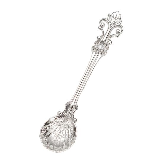 Kávová lžička Retro styl Víceúčelová zinková slitina Široké použití Nepřilnavé dezerty na kávové lžičce