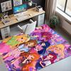 Winx Club Pattern Rug, Indoor/Outdoor Mat, for Picnic, Gameroom, Bedroom, Office, Living Room, Home Decor Carpet, Birthday Gift