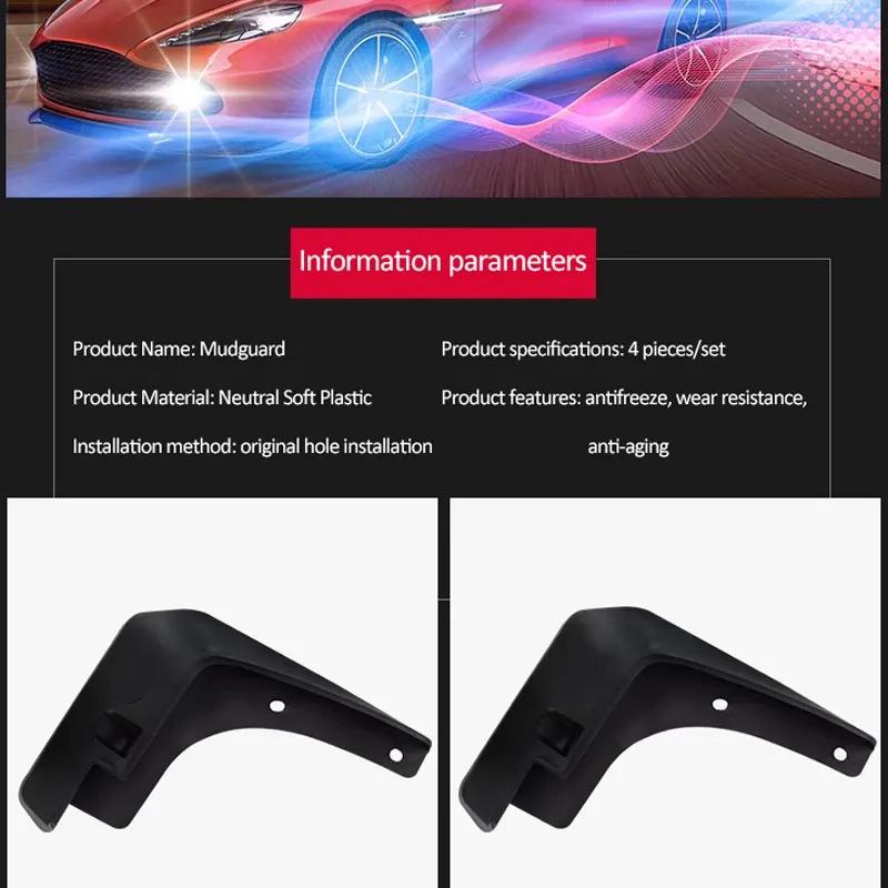 Car Mud Fender For BYD Seagull Dolphin Mini  2024 2025 2026 Anti-splash Mudguards Front Rear Guards Mudflap Auto Accessories