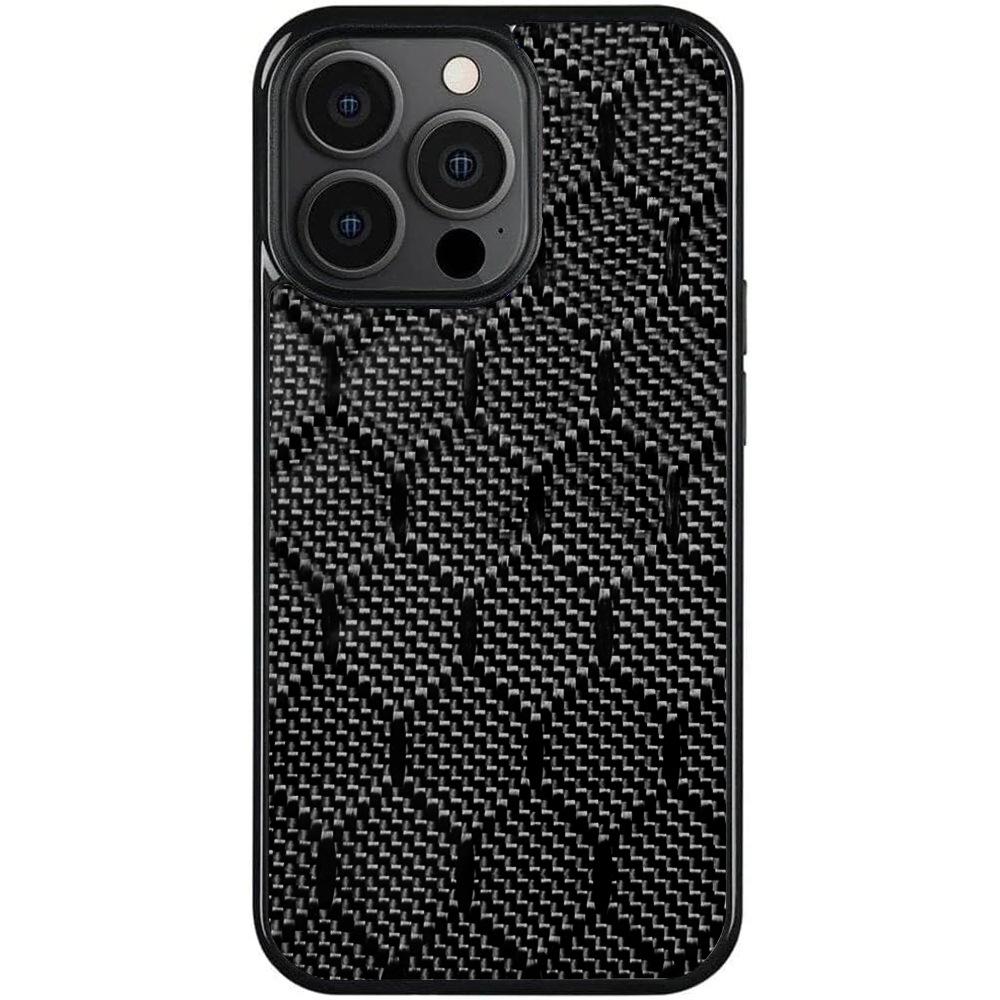 

Для чохла iPhone 15 Pro Max Стільниковий візерунок Арамідне волокно+ТПУ Ударостійкий чохол для телефону Type A